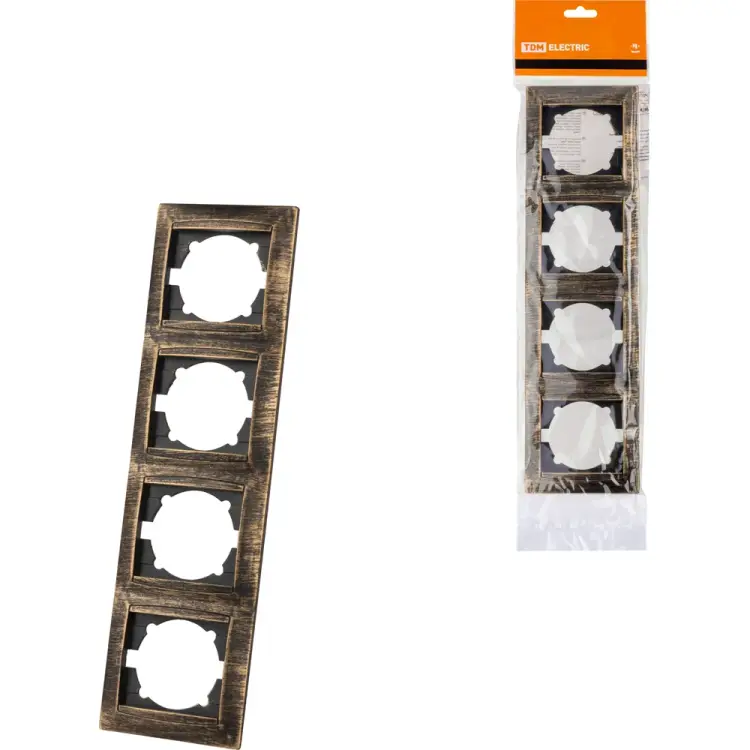 4-х постовая вертикальная рамка TDM ELECTRIC SQ1815-0781