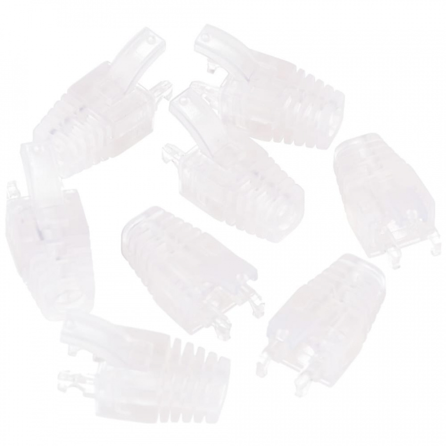 Защитный сетевой коннектор для коннекторов RJ45 NIKOMAX NMC-RJBOOT65B-TR-100