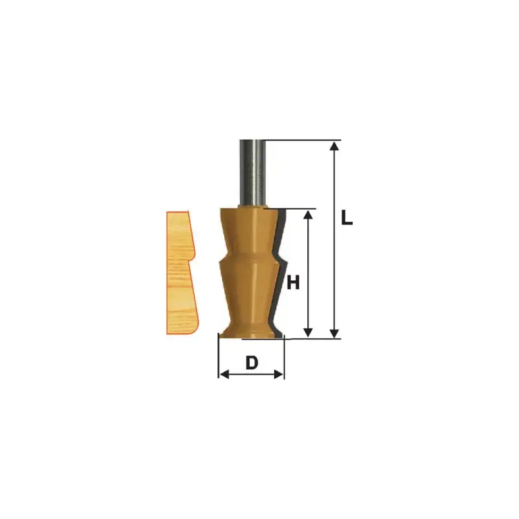 Кромочная фигурная фреза Энкор 10688