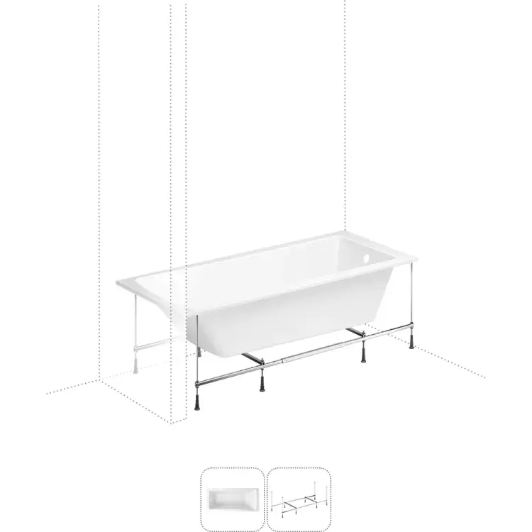 Акриловая ванна Lavinia Boho One S1-37010060