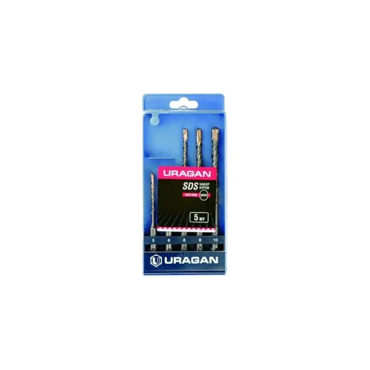 Буры sds-plus по бетону Uragan 901-25554-H5
