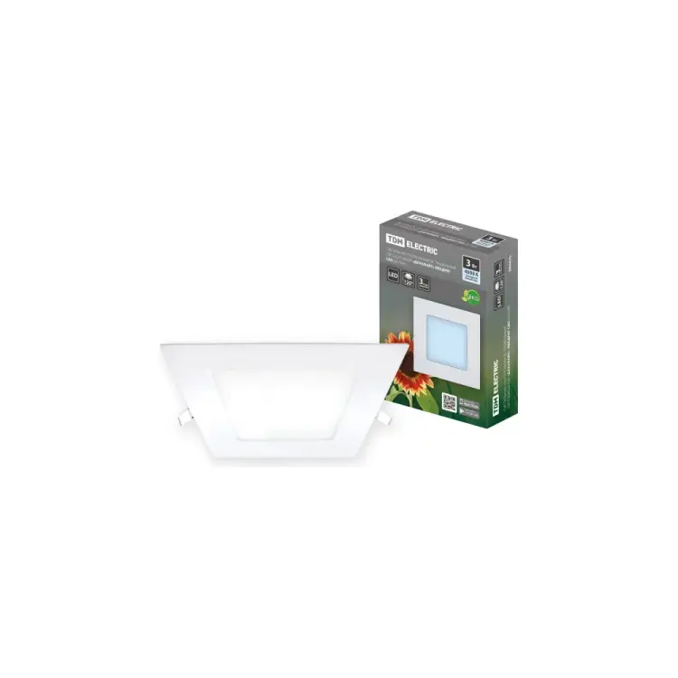 Ультратонкий встраиваемый светодиодный светильник TDM ELECTRIC Даунлайт СВО SQ0329-0116