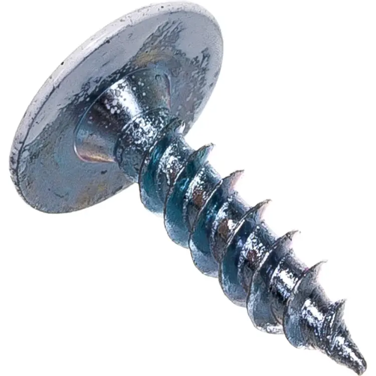 Острый саморез с прессшайбой качественный крепеж 4,2/16 RAL9003 белая (250 шт.) 0200213