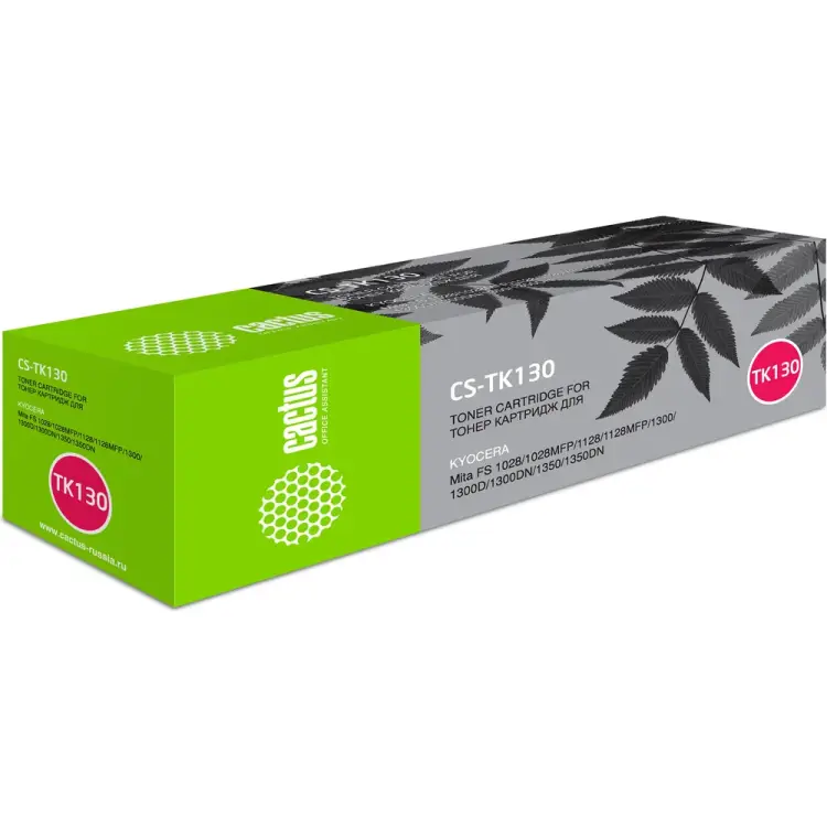 Лазерный картридж для kyocera mita fs-1028mfp/1128mfp/1300d Cactus tk-130 690215 Лазерный картридж для kyocera mita fs-1028mfp/1128mfp/1300d Cactus tk-130 690215