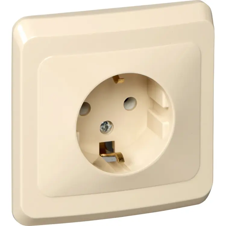 Одноместная розетка Systeme Electric Этюд PC16-003K