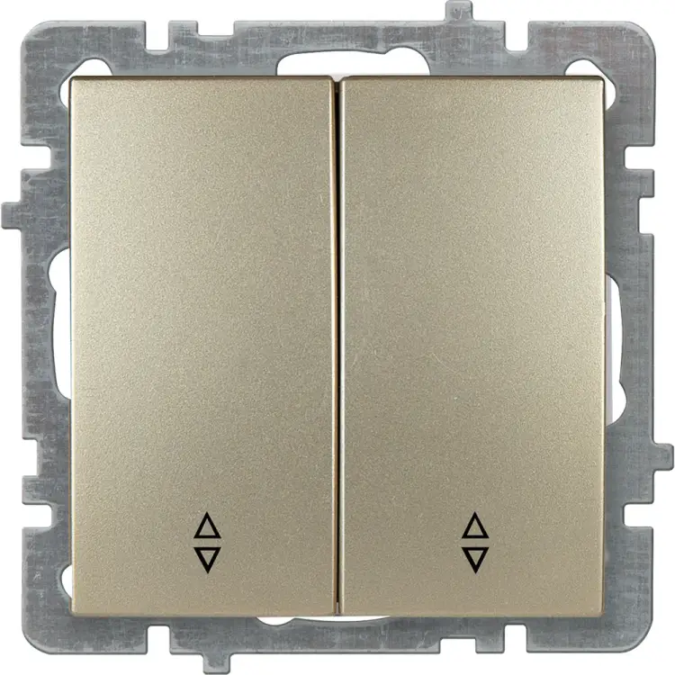 Проходной механизм выключателя Nilson Touran/Alegra metallic 24150409