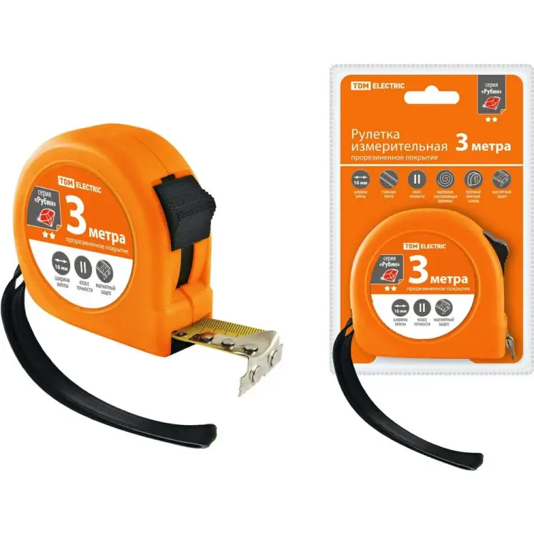 Рулетка TDM ELECTRIC Рубин SQ1018-0105