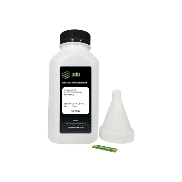 Тонер HP LJ P2055/P2035/400/M401/M425 для пр Cactus CS-RK-CE505A 1157287