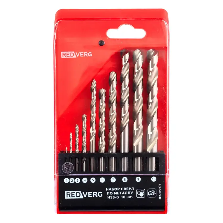 Набор сверл по металлу REDVERG 6680974
