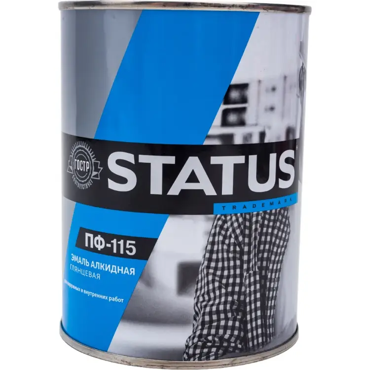 Атмосферостойкая краска Радугамалер ПФ-115 STATUS 4650001278586