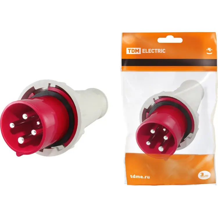 Вилка TDM ELECTRIC 034 SQ0601-0007 Вилка TDM ELECTRIC 034 SQ0601-0007