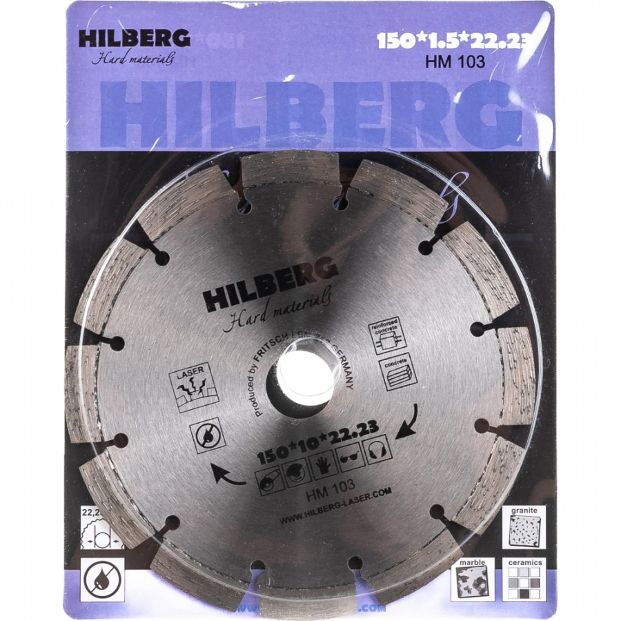 Отрезной алмазный диск Hilberg Hilberg Hard Materials