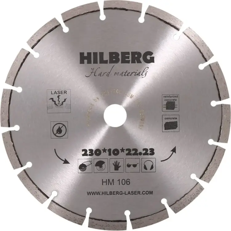 Отрезной алмазный диск Hilberg Hilberg Hard Materials HM106 Отрезной алмазный диск Hilberg Hilberg Hard Materials HM106
