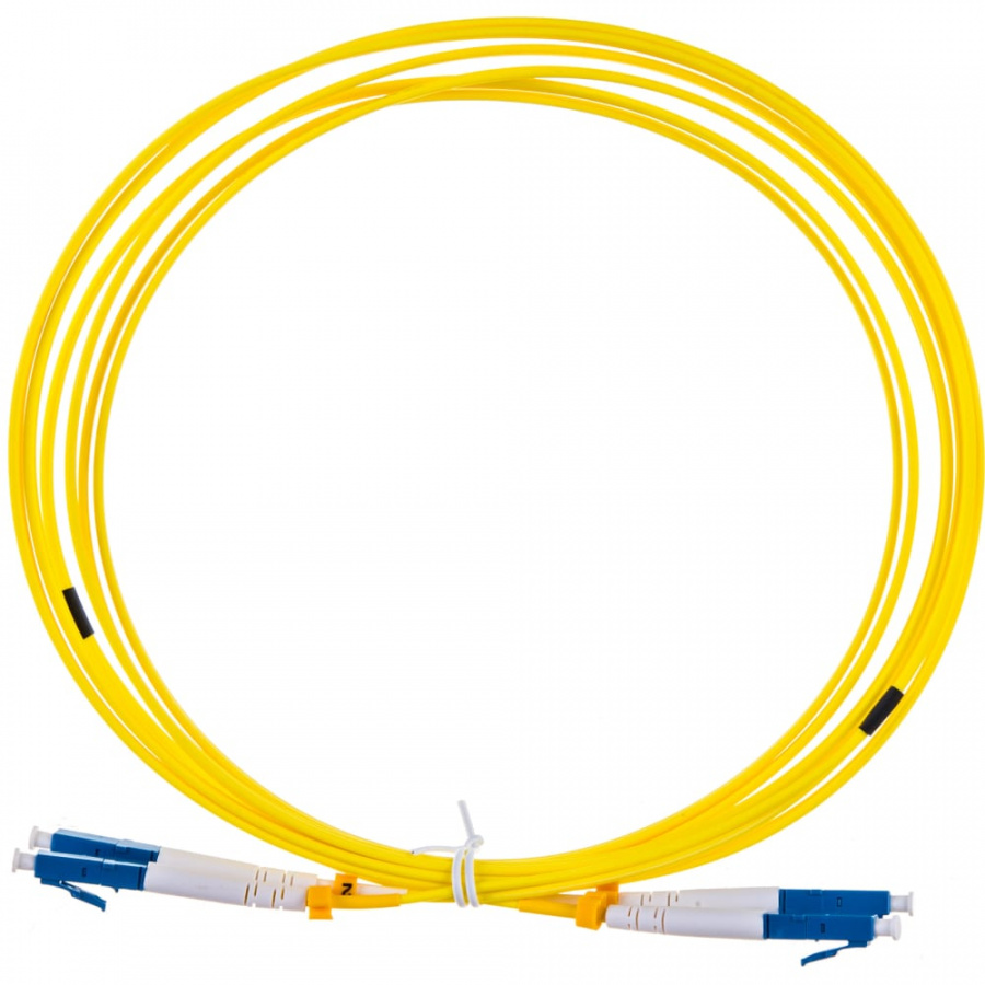 Волоконно-оптический шнур Hyperline FC-D2-9-LC/UR-LC/UR-H-3M-LSZH-YL