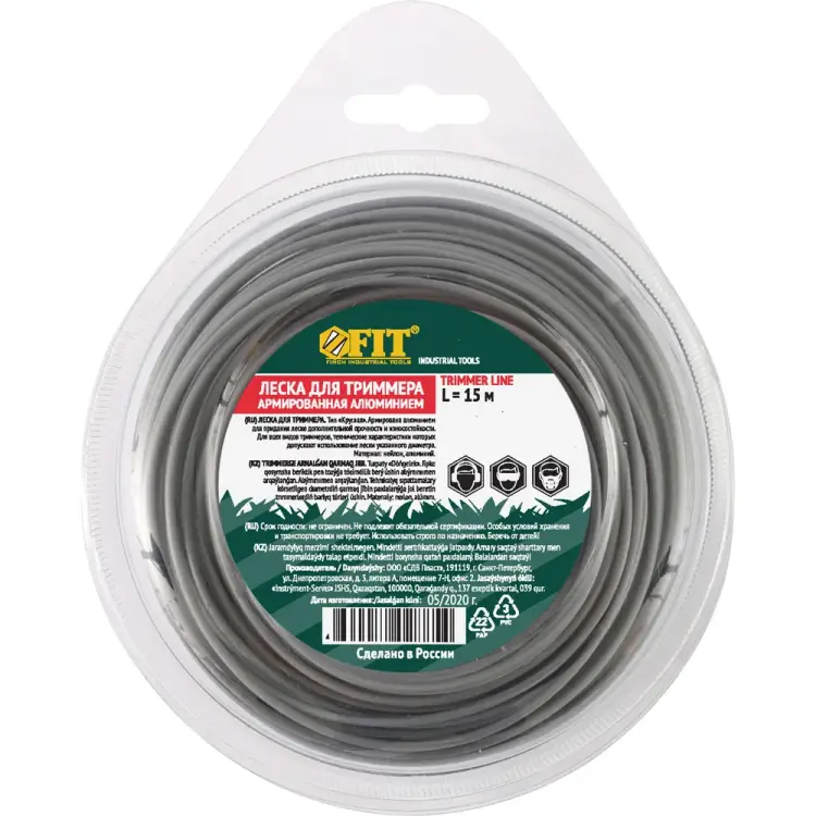 Леска для садовых триммеров FIT 78036