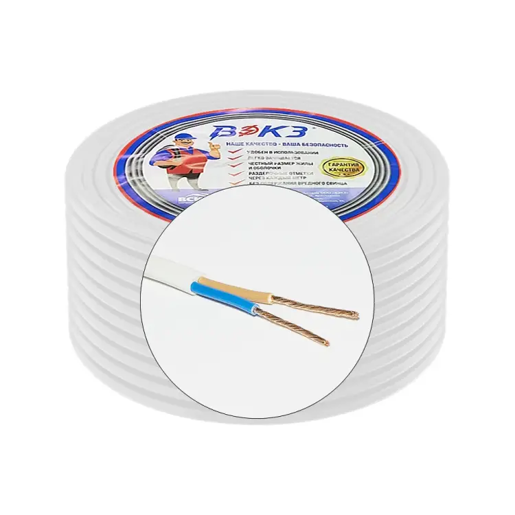 Провод ШВВП ВЭКЗ 2х0,75 100м ГОСТ 16023