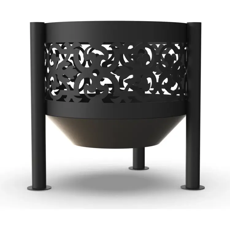Костровая чаша FIRE-HOUSE Ажурная диам. 500 мм, на трубчатых ножках Ch-500ажурная