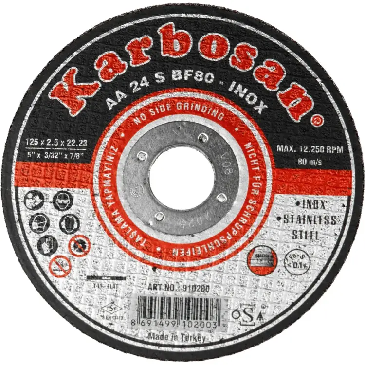 Отрезной диск по нержавеющей стали Karbosan INOX KAR-910200 Отрезной диск по нержавеющей стали Karbosan INOX KAR-910200