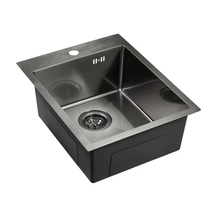 Мойка универсального монтажа EMAR EMB-128A PVD Nano Dark Мойка универсального монтажа EMAR EMB-128A PVD Nano Dark