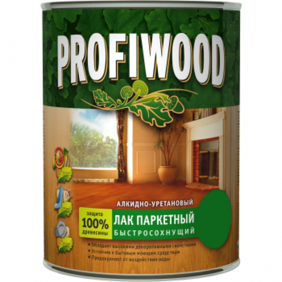 Быстросохнущий алкидноуретановый паркетный лак Profiwood 6315