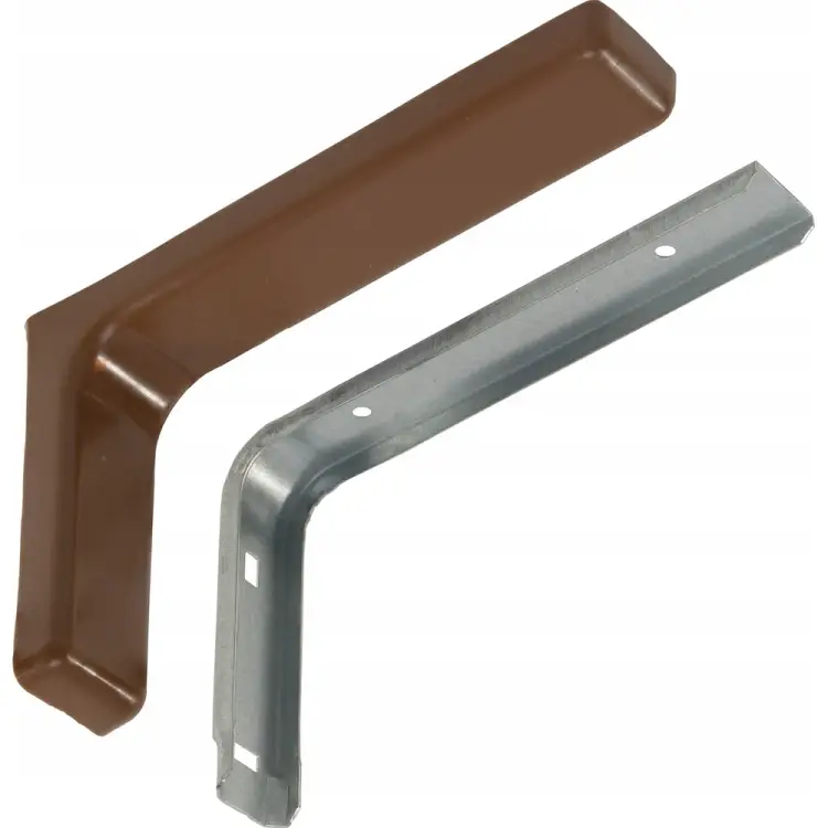 Кронштейн MFK-TORG с декоративными накладками коричневый L=240мм К-91