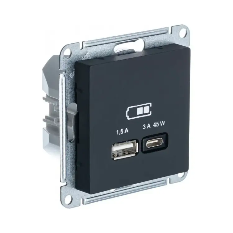 Розетка Systeme Electric USB ATLASDESIGN ATN001029