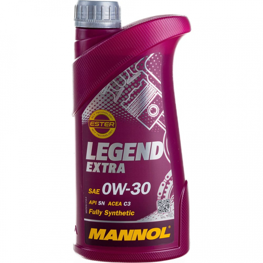 Синтетическое моторное масло MANNOL LEGEND EXTRA 0W30