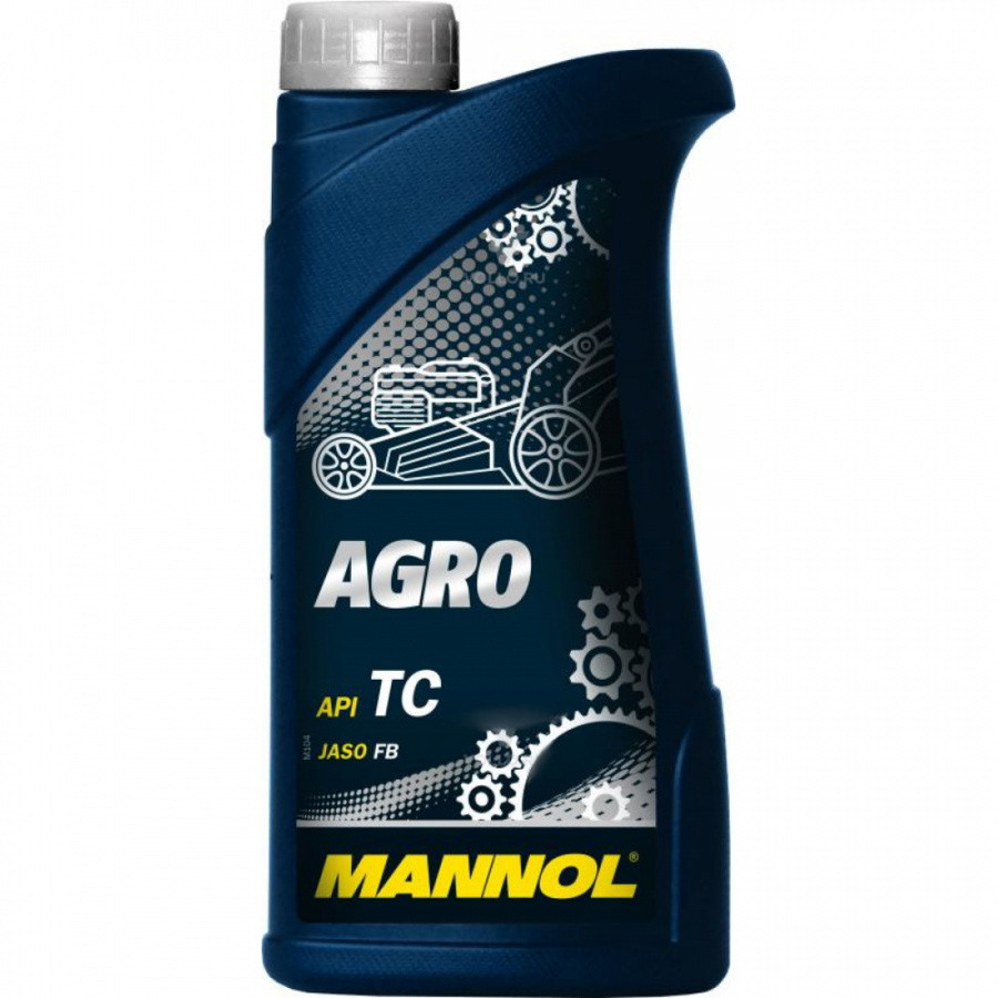 Минеральное моторное масло для 2Т двигателей садового оборудования MANNOL AGRO