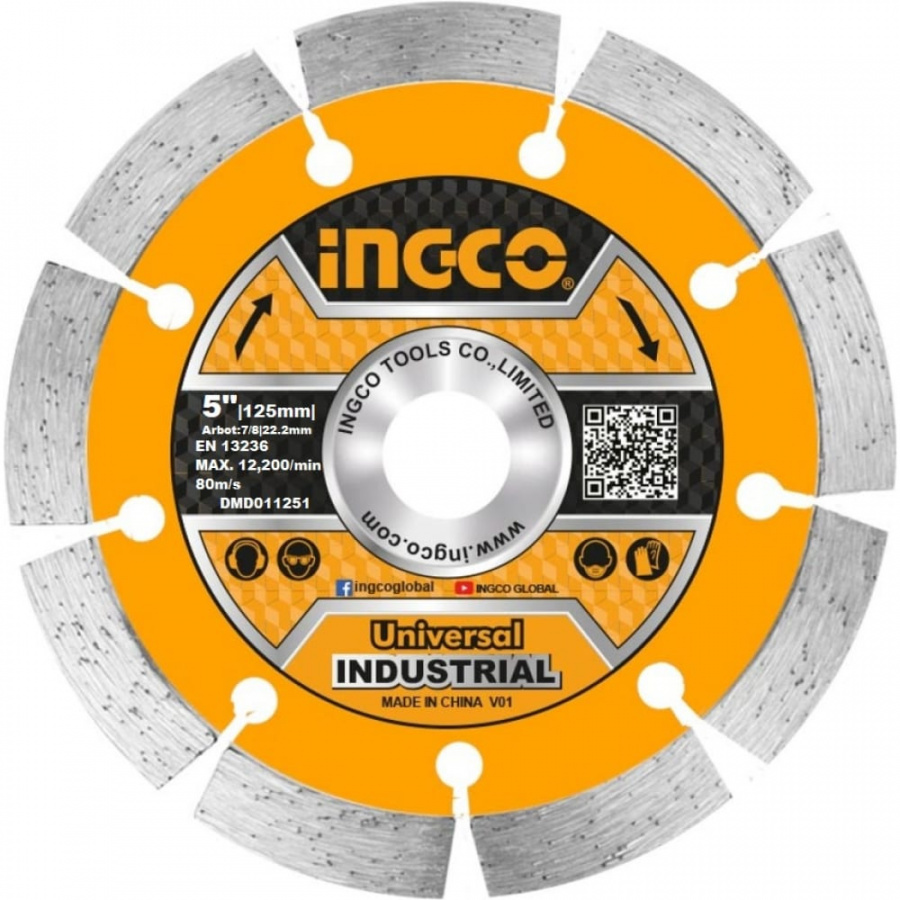 Сегментный алмазный диск INGCO INDUSTRIAL