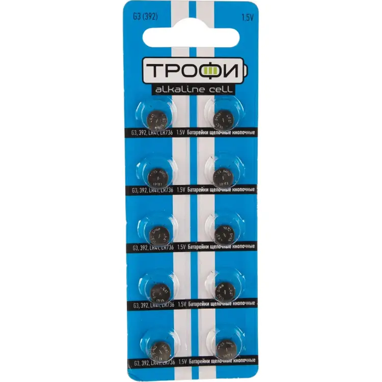 Батарейка ТРОФИ G3 392 LR736 LR41 C0035065