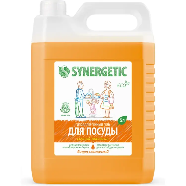 Средство для мытья посуды SYNERGETIC 4623722258335 103502 Средство для мытья посуды SYNERGETIC 4623722258335 103502