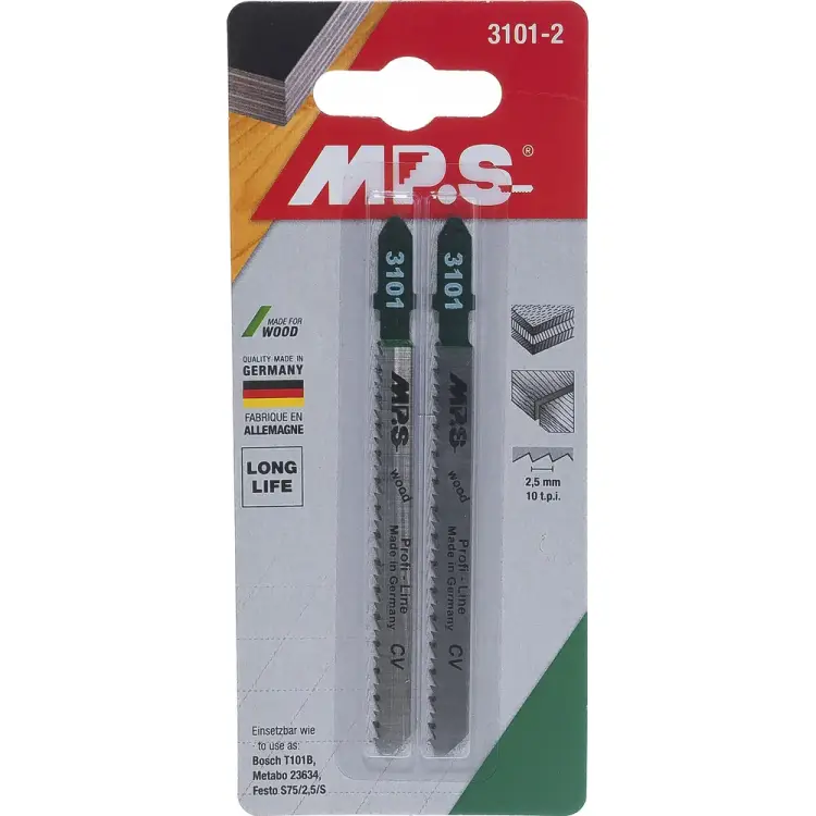 Пилки древесина, ДСП,пластмасса MPS 3101-2