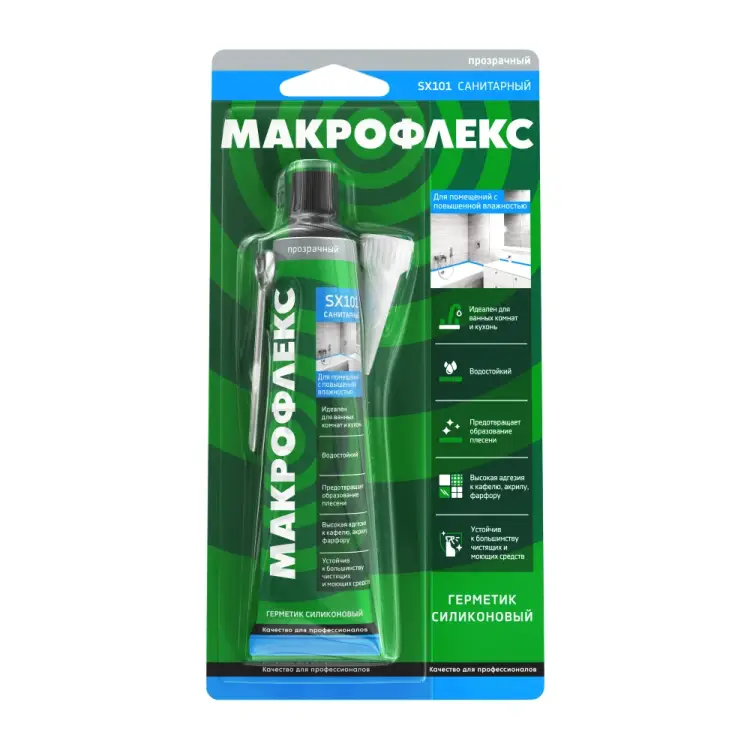 Санитарный силиконовый герметик МАКРОФЛЕКС Б0026310