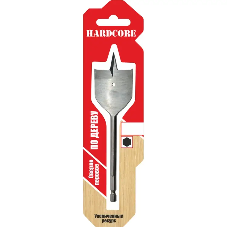 Перовое сверло по дереву Hardcore 161430