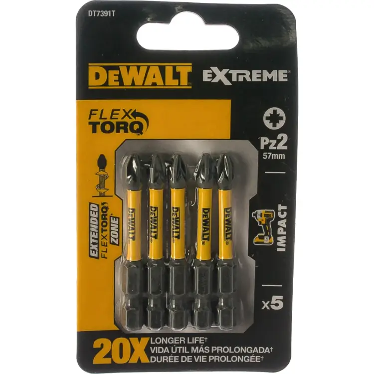 Ударные биты Dewalt DT7391T IMPACT Torsion