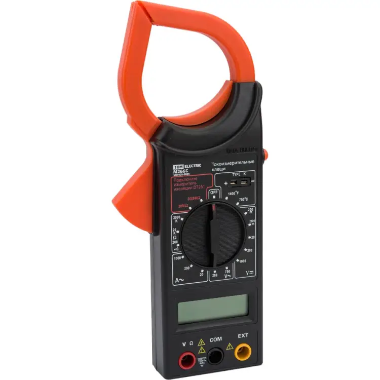 Токоизмерительные клещи TDM ELECTRIC МастерЭлектрик М266C SQ1005-0005