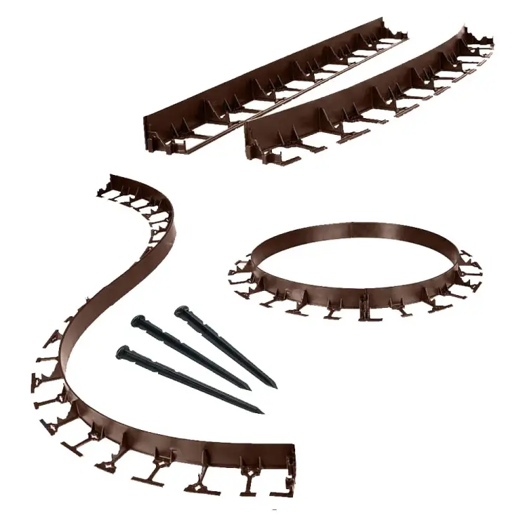 Садовый пластиковый бордюр ГеоПластБорд GPB58.08.32.Br