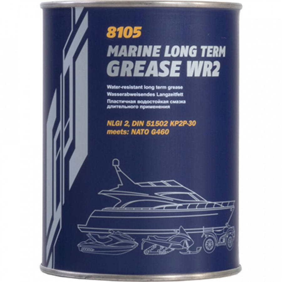 Пластичная водостойкая смазка MANNOL WR-2 Universal Long Term Grease WR2