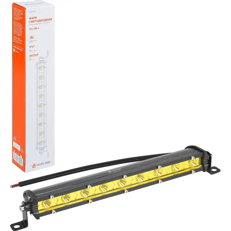 Светодиодная однорядная фара Airline ALED162