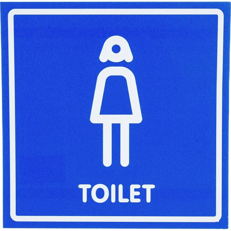 Табличка Контур Лайн Туалет женский 12FC2123