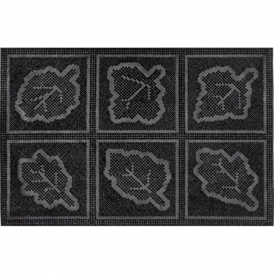 Придверный резиновый коврик ComeForte PIN MAT Листья