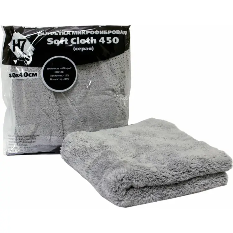 Микрофибровая салфетка H7 Soft Cloth 450 382598