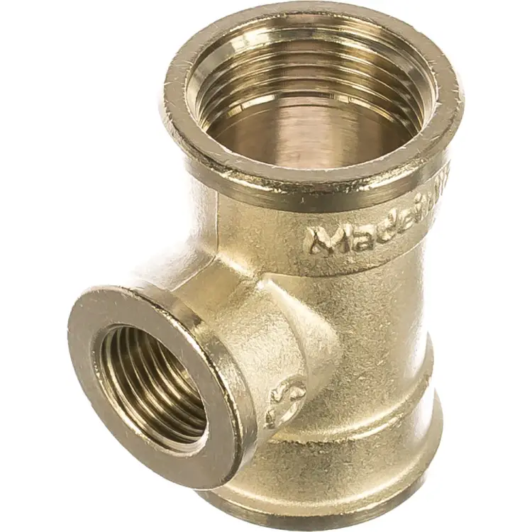 Переходной никелированный тройник STOUT RG008Q0QTEKJSG