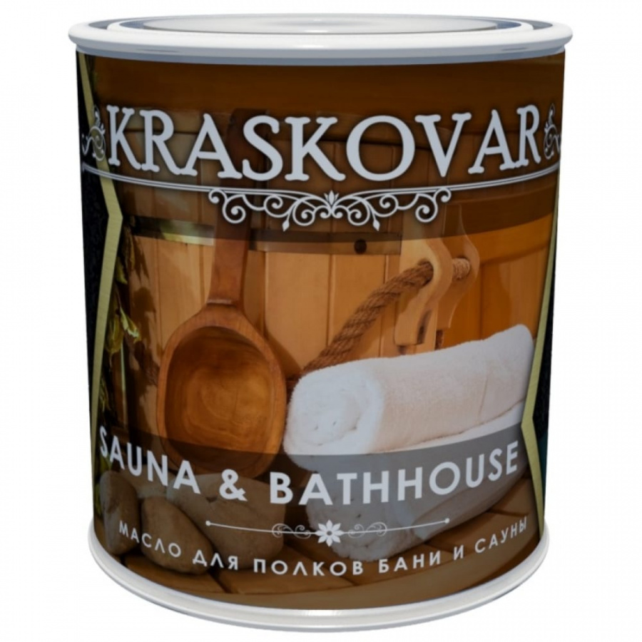 Масло для полков бани и сауны Kraskovar Sauna & Bathhause