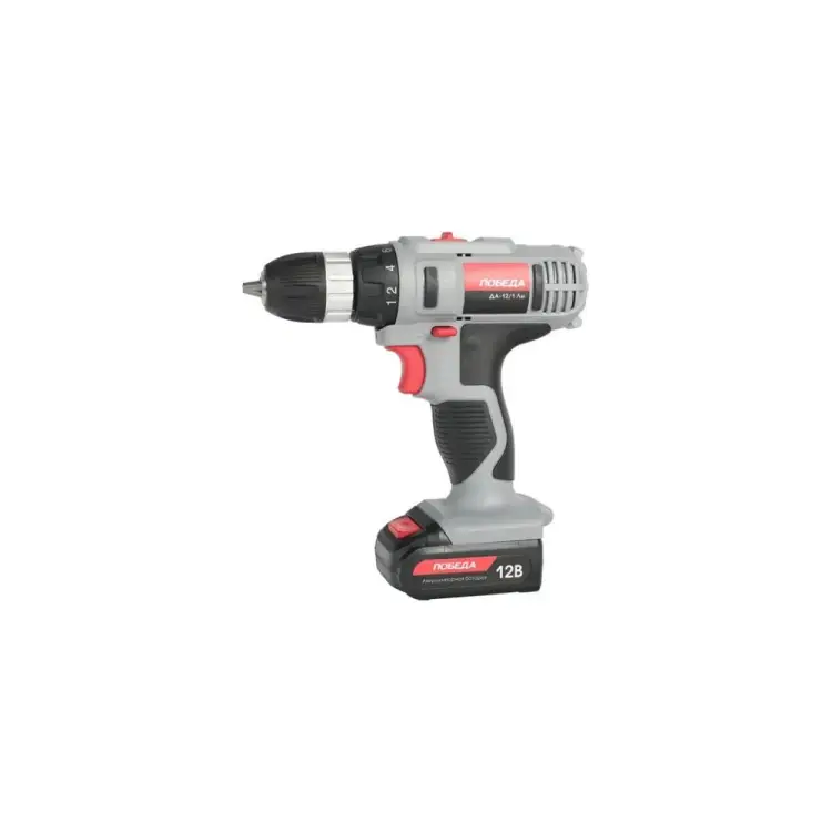 Аккумуляторная дрель-шуруповерт Победа ДА-12/1Ли 180201648 Аккумуляторная дрель-шуруповерт Победа ДА-12/1Ли 180201648