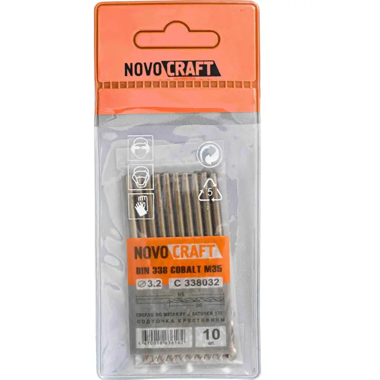 Среднее сверло по металлу NOVOCRAFT C338032