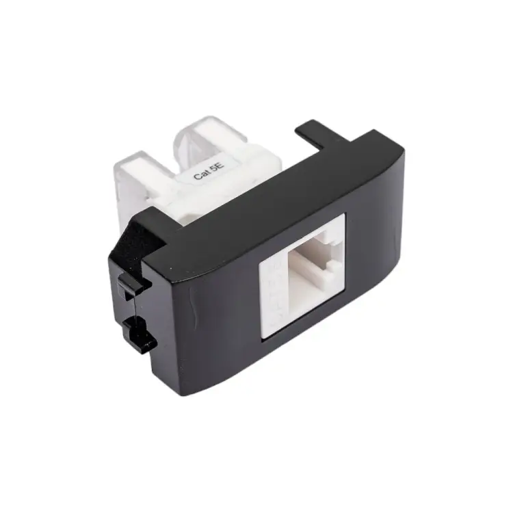 Одноместная компьютерная розетка DKC Brava 77654N