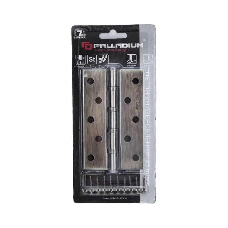 Универсальная дверная петля Palladium N 500 C-S-5" AB 10900