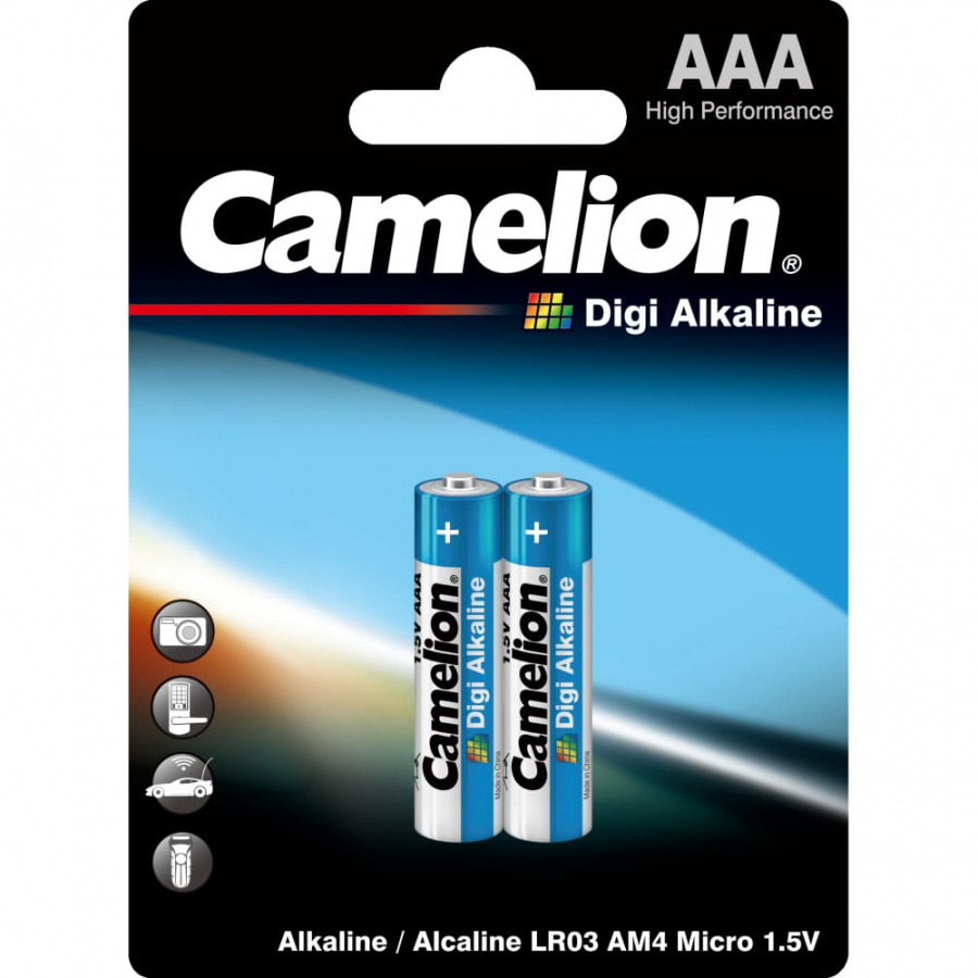 Батарейка Camelion DIGI LR 03 BL-2 1.5В