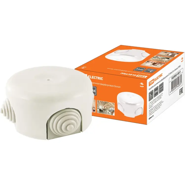 Фарфоровая распаячная коробка TDM ELECTRIC SQ2802-0011